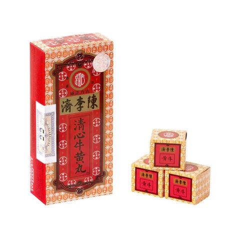 Chenliji Qingxin Niuhuang Pills Four Pills