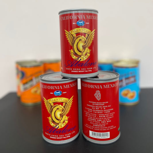 鮑中寶墨西哥野生鮑魚 (紅罐) (1頭半)
