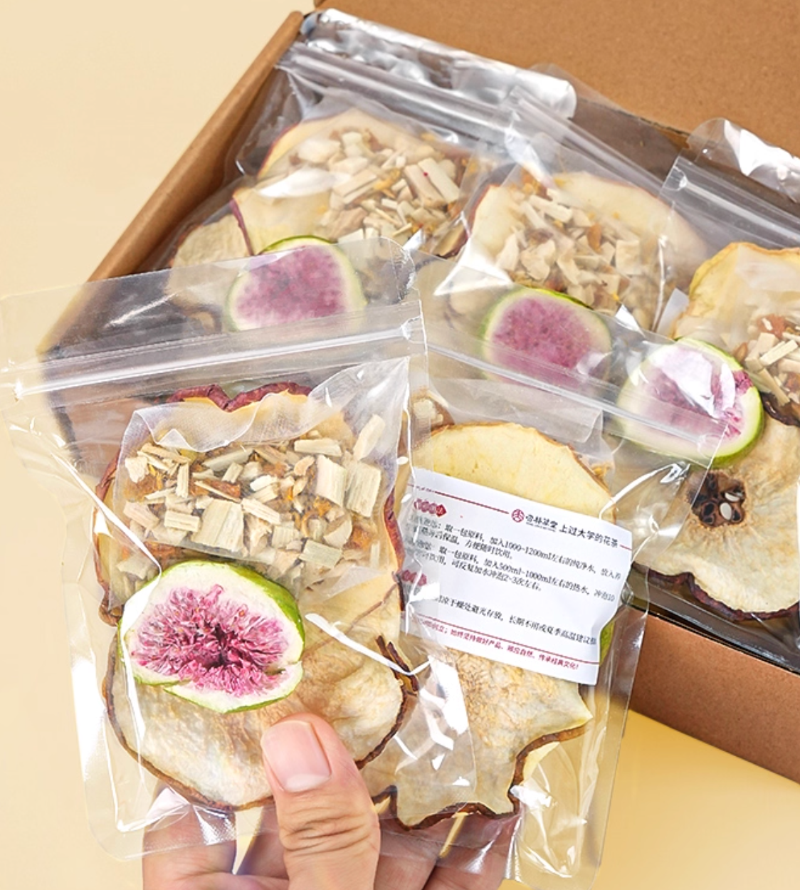 果乾茶 - 桂花蘋果無花果 Dried Fruit Tea with Apple, Fig & Osmanthus