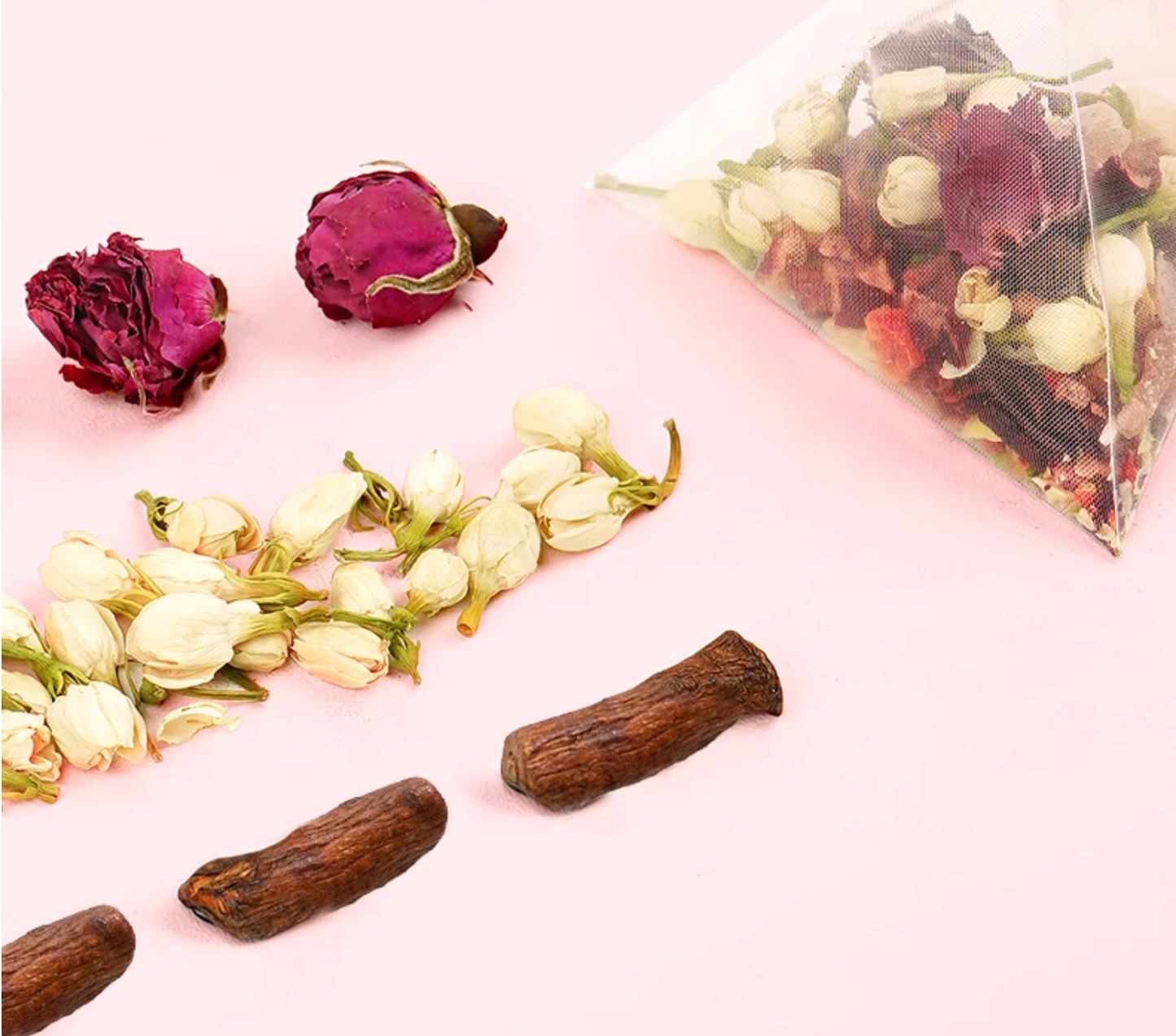 玫瑰茉莉佛手茶 Rose Jasmine Citrus Tea