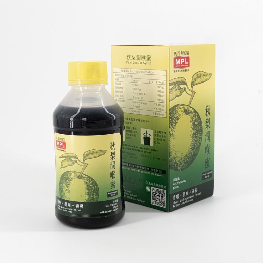 馬百良秋梨潤喉蜜