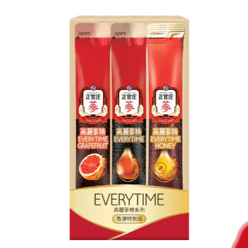 正官庄 EVERYTIME 高麗蔘精 CKJ Red Ginseng EVERYTIME - 3pcs – Tak Sang Tong