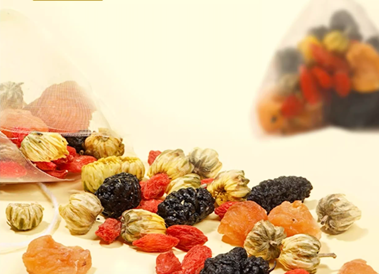 桑葚枸杞菊花茶 Mulberry Goji Chrysanthemum Tea