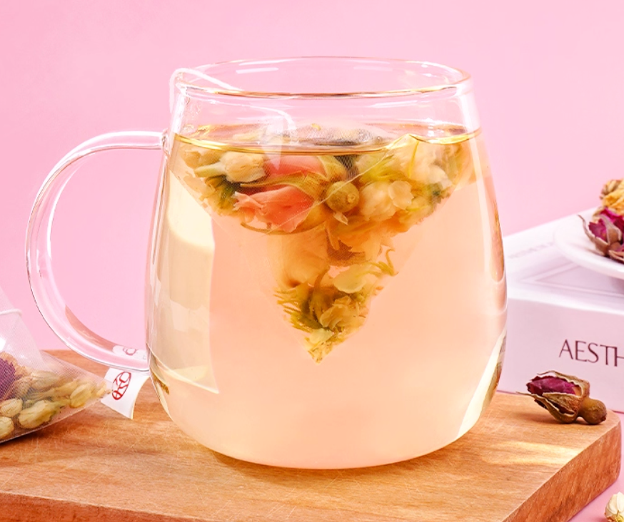 玫瑰茉莉菊花茶 Rose Jasmine Chrysanthemum Tea